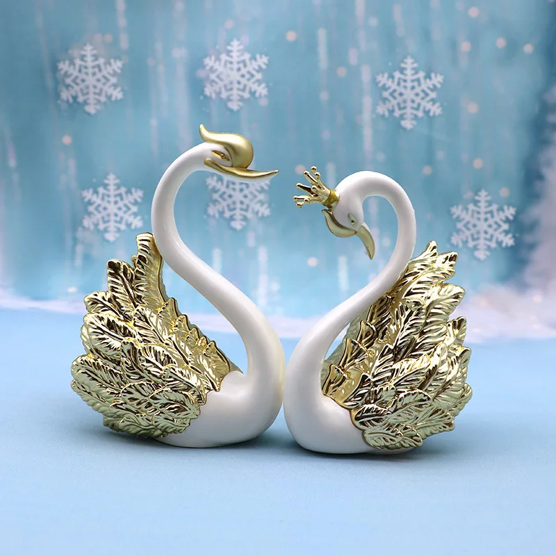 Swan Pair Cake topper - Image 3