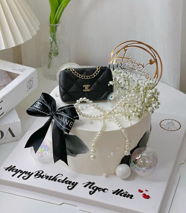 Pearl Bow Cake Topper - Image 5