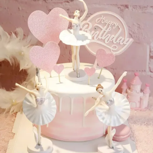 Dancing doll set cake topper