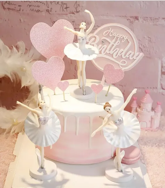 Dancing doll set cake topper