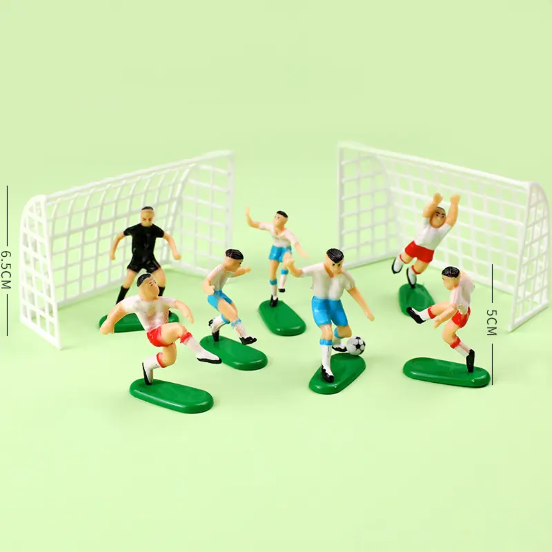 FOOTBALL SET CAKE TOPPER