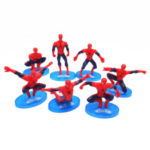 Spiderman set plastic