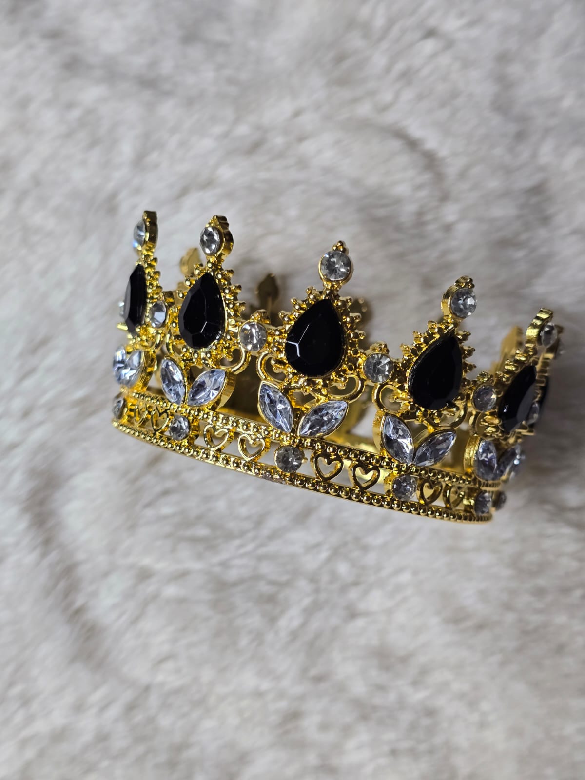 Small Gorgeous Crown Cake Topper - Image 4
