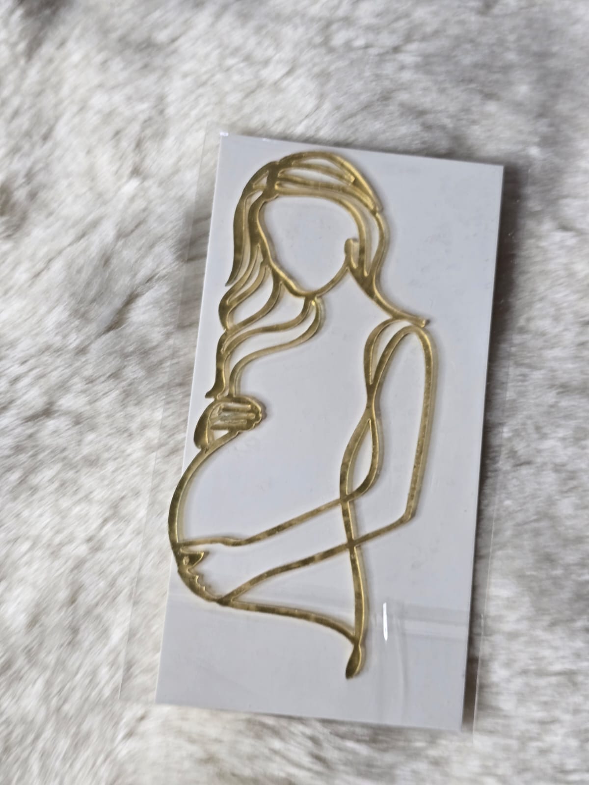 Pregnant Lady Cake Topper - Image 2