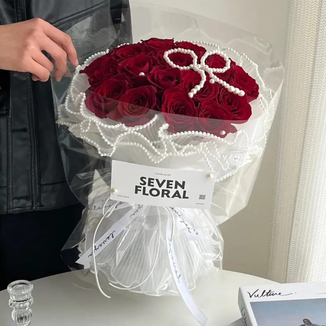 Pearl Lace For Bouquet Cake - Image 2