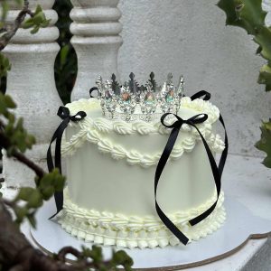 Small Gorgeous Crown Cake Topper